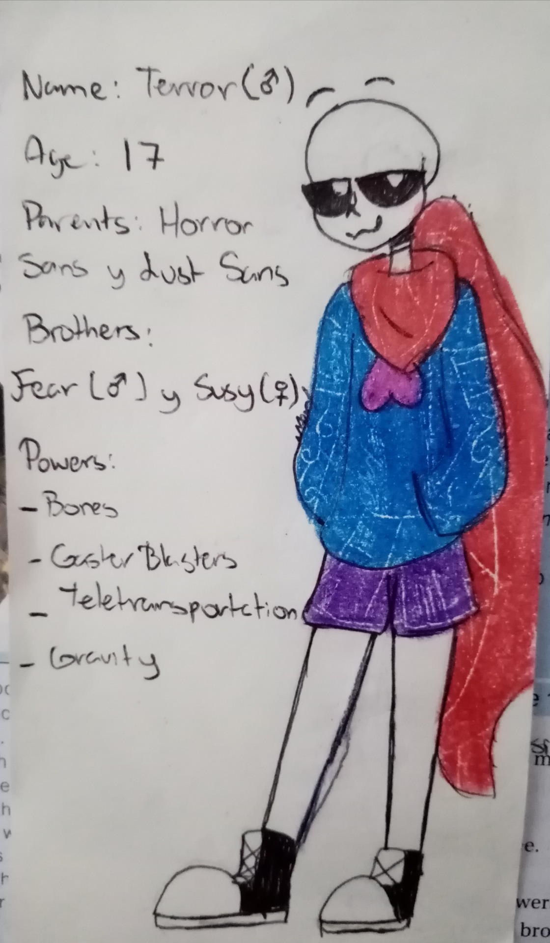 Artemiza on X: My Fan-Child HorrorXGeno Sans~ He is one of my