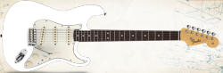 faketalesofthestrokes:  Fender strat that becomes the colour of your blog