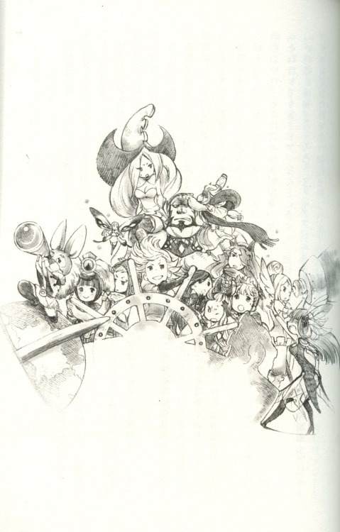 lapislazulily:Bravely Default Official Art from the Pocketbook of R Novels, Volumes one and two. Mis