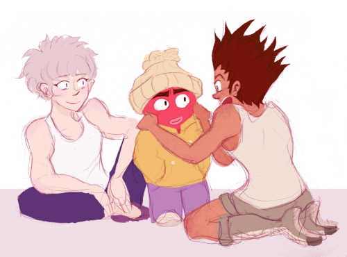 HxH Exchange - Gift for shoichi&ldquo;Killua, your chimera ant is an octopus??? Thats so cool!!!!&rd