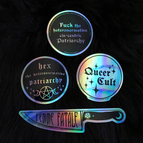 snootyfoxfashion:Holographic Sticker Pack ☾ from NYXTURNA