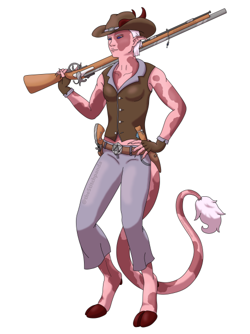 (2 Days) Tiefling Gunslinger With A More Bovine Influence