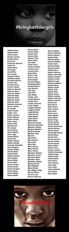 policymic: These are the names of the 180 still-missing Nigerian girls Three weeks ago 234 Nigerian 