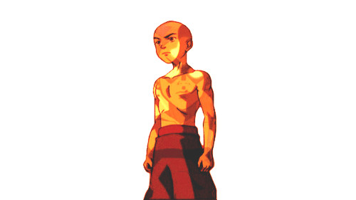 16stolenxpaperthin:—Here’s the Aang version! I don’t think I parallel Wan and Aang enough, but I do 