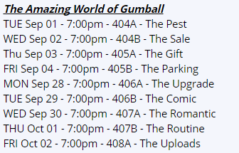 mega-madridista-4-life:  Premieres for Gumball, We Bare Bears, and Regular Show in September. (x) 