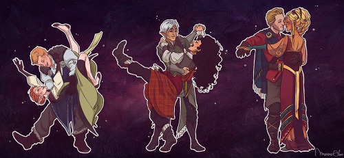 serpentsshipmate: ・ﾟ: *✧・ﾟ:* *:・ﾟ Dance with the stars!  ・ﾟ: *✧・ﾟ:* *:・ﾟ Dragon Age sweethearts. Nyr