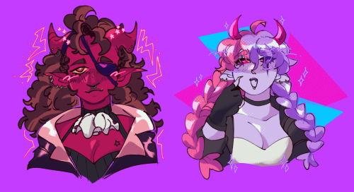 pixelpastry: a bunch of leftover artfight wips i promised myself id finish TwT i hope u all enjoy th