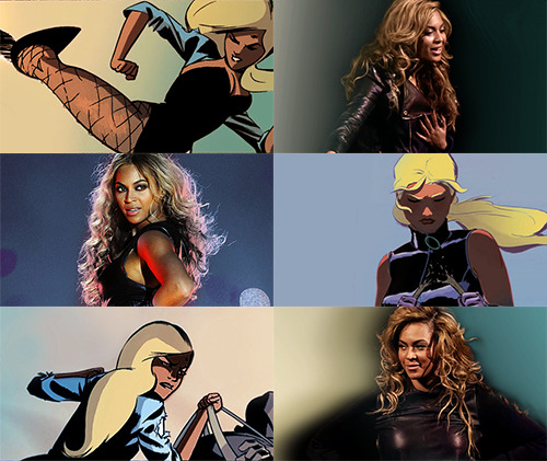 cptxrogers:Gina Torres as Wonder WomanNicki Minaj as Power GirlLaverne Cox as HuntressLucy Liu as Za