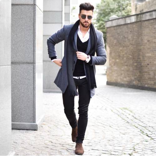 dappermenblog: Ready for the cold @rowanrow #DAPPERMEN