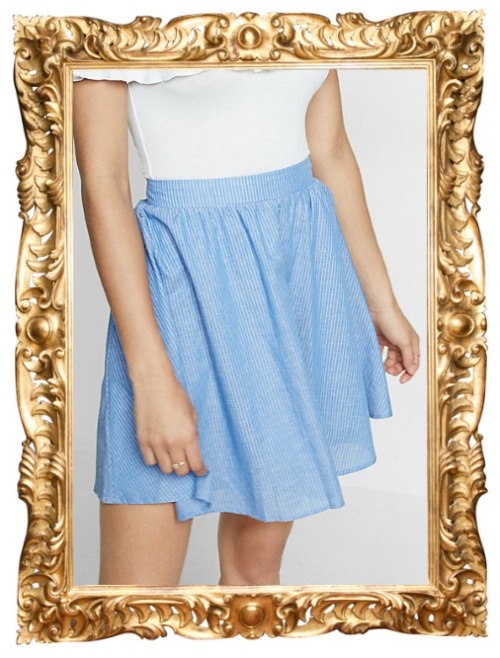 High Waisted Striped Circle Skirt - $29 (50% off in the Black Friday sale!)