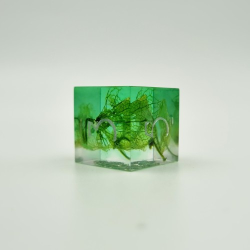 devilsroostdice: Green(s)leeves- Available for sale now at  https://www.devilsroostdice.com/shop #dn