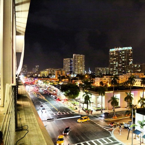 Miami skyline view from @shop_alchemist party #airball14 #artbasel Photo by @maximsap (at 1111 Linco