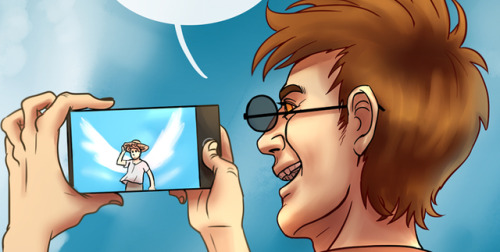 demico-art:Photo opportunity :)Companion piece here