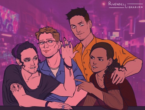 Hey! For Your Art Request Thing, I Think A Drawing Of Klaus/dave And Eudora/diego On Some Sort Of Double