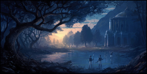 cinemagorgeous:  Artwork by the brilliant Andreas Rocha. 