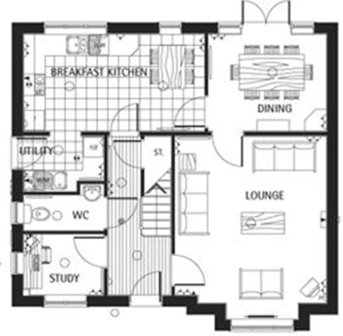 simplplan:   Ravenfield by Barratt Homes  House Type: DetachedBedrooms: 5Bathrooms:1 