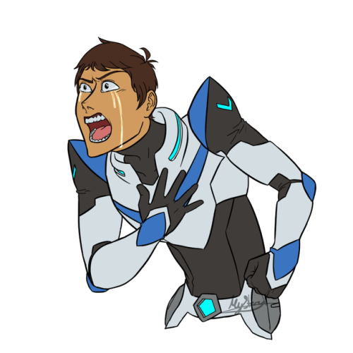 mystery-vixen:I felt like drawing the Voltron characters crying.. AAAAH those poor babies! I really 