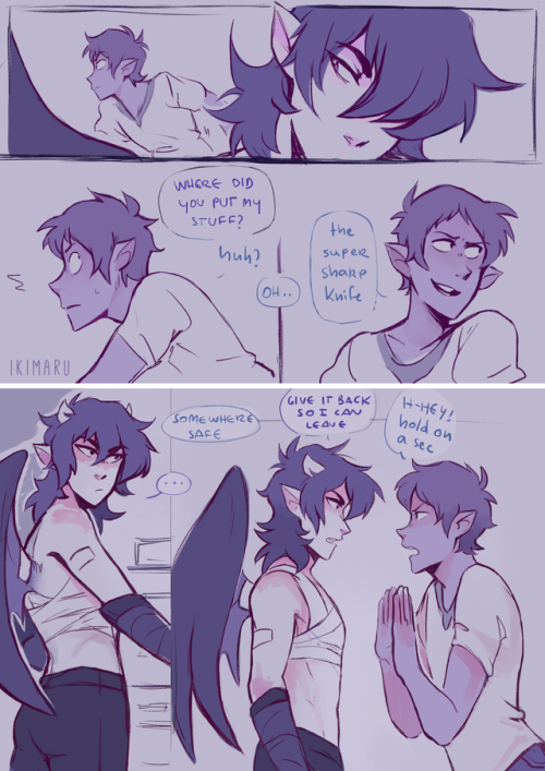 ikimaru: very late continuation to thiis! :^) I kept rearranging some panels;; so for more context, dragon ppl and elementals haven’t been on good terms for a really long time, so by hiding Keith away they’re probably breaking several rules lmao (just