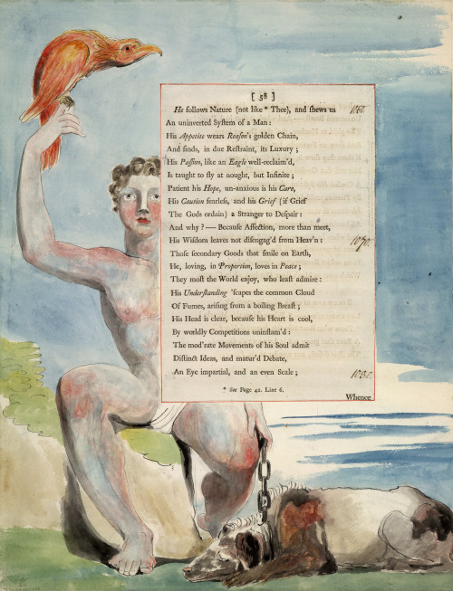 William Blake (British; 1757–1827)&ldquo;He follows Nature&rdquo; (Night VIII, page 58)Illustration 