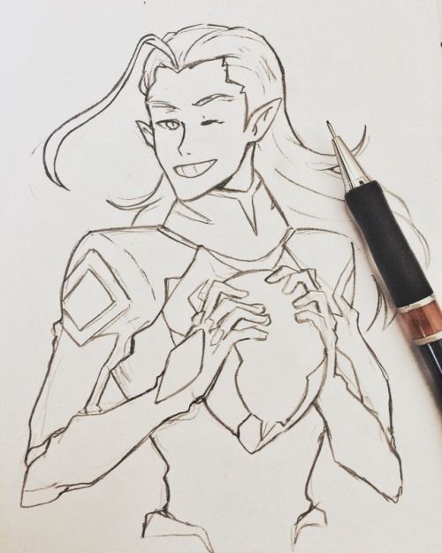 damare-draws:I just saw the new Voltron trailer with Prince Lotor and I had to draw him! ♡