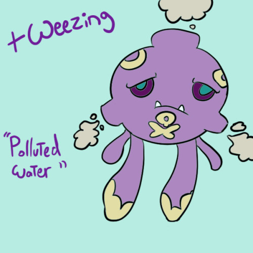 dramaticdragon:  So tired some of those “Pokemon Breeds” with my fav, Jellicent. I call these, “my blobs” 