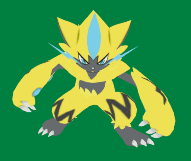 zeraora pokemon unite gif