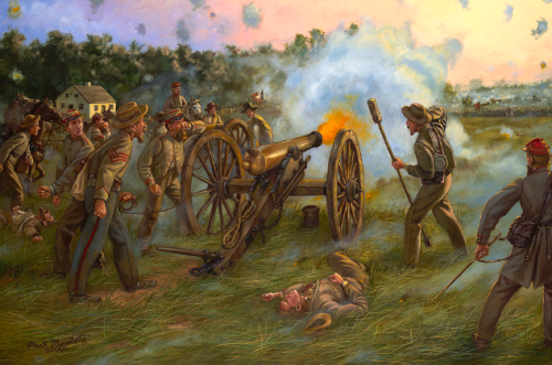 bantarleton:American Civil War art by Mark Maritato. 