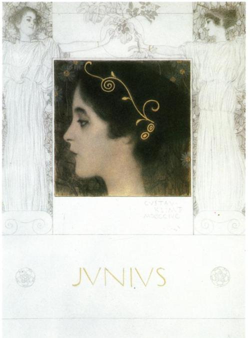 gustavklimt-art:  Junius, 1896 Gustav Klimt