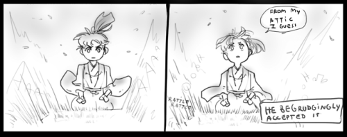 setecayounafeta:I recently stumbled upon @redsketches cool AU idea(comic1 &amp; 2)  so of course I h