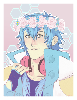 prince-ichi:  aoba print for otakon __(:3/