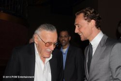 torrilla:  Stan Lee with Thor: The Dark World