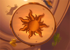 kristoffbjorgman:  Rapuzel’s Sun + Elsa’s