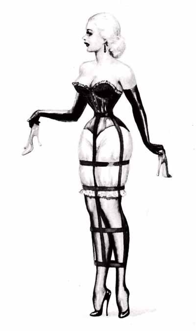 John Willie, “The Perils of Gwendolyn”, Bizarre Magazine.