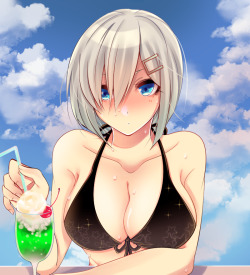 re-negitama:  hamakaze (kantai collection)