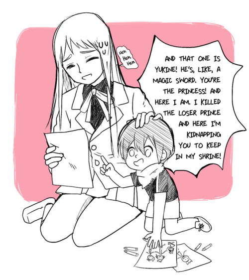 redsketches: It’s so fun drawing a snarky baby Yato!I always think about what would happen if 