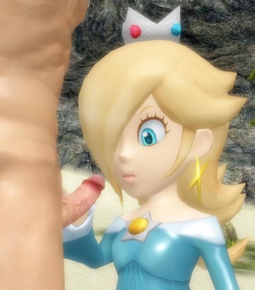 Porn Pics yapuuox:  Rosalina sucking some dick.