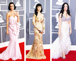 hello-katy:  Katy Perry @ The Grammys | 2009 - 2014