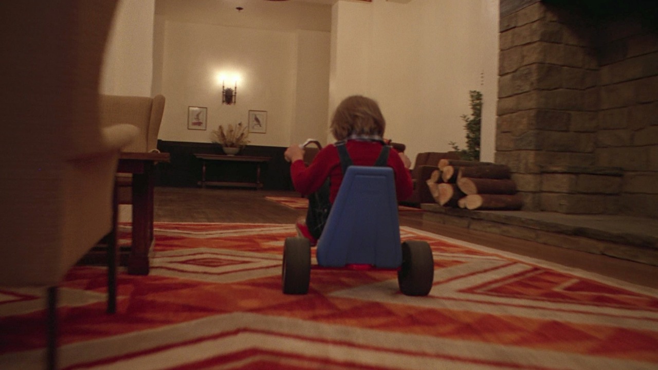 the-overlook-hotel:  Original floor rug used on the set of The Shining, now on a