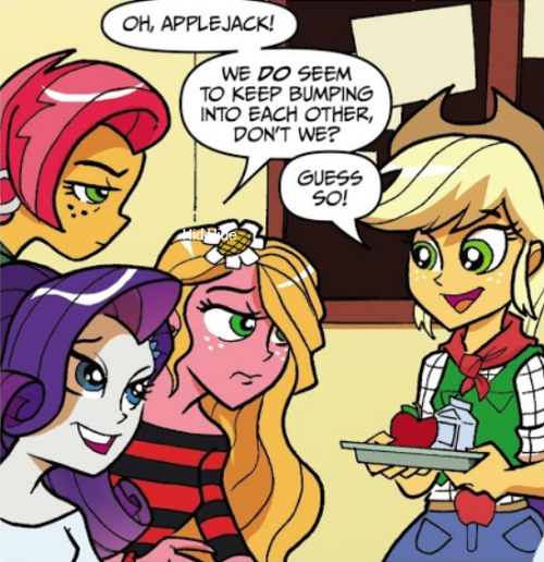 infizero: they LITERALLY HAD A MEET CUTE I AM GOING TO TEAR MY HAIR OUT EQG!RARIJACK IS SO UNBELIEVA