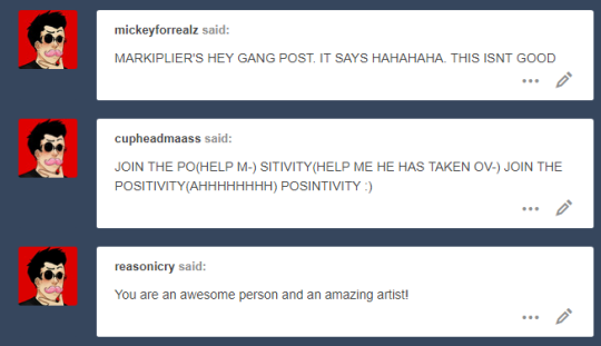 starridge:  @markiplier i hope you’re proud   Haha what fun we’re all having!But just remember, it’s because I care!