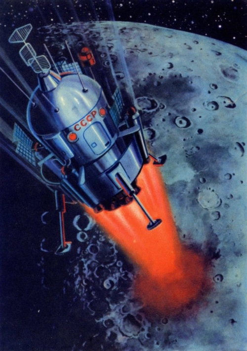 humanoidhistory: Space art by cosmonaut Alexei Leonov (1934-2019)