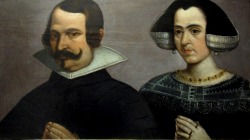 Spanishbaroqueart:  Francisco Pachecoportraits Of Gentlemen And Their Wives In Prayer,