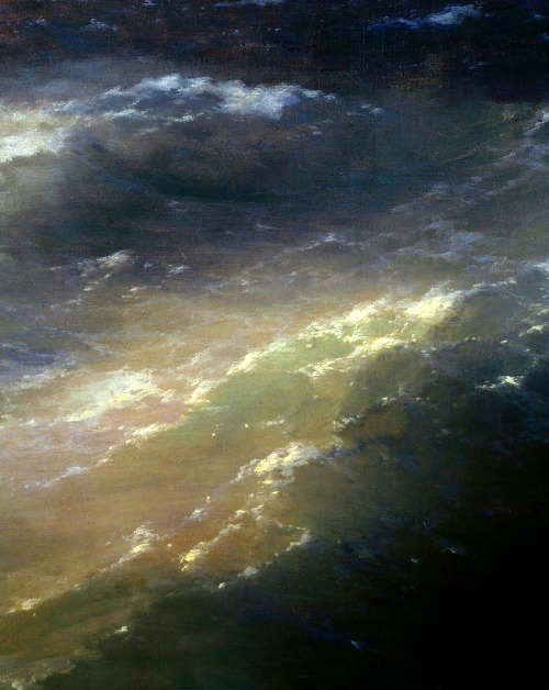 AIVAZOVSKY, Ivan (1817-1900)The Black Sea (details, inv.)1881Oil on canvas, 149 x 208 cmTretyakov Ga