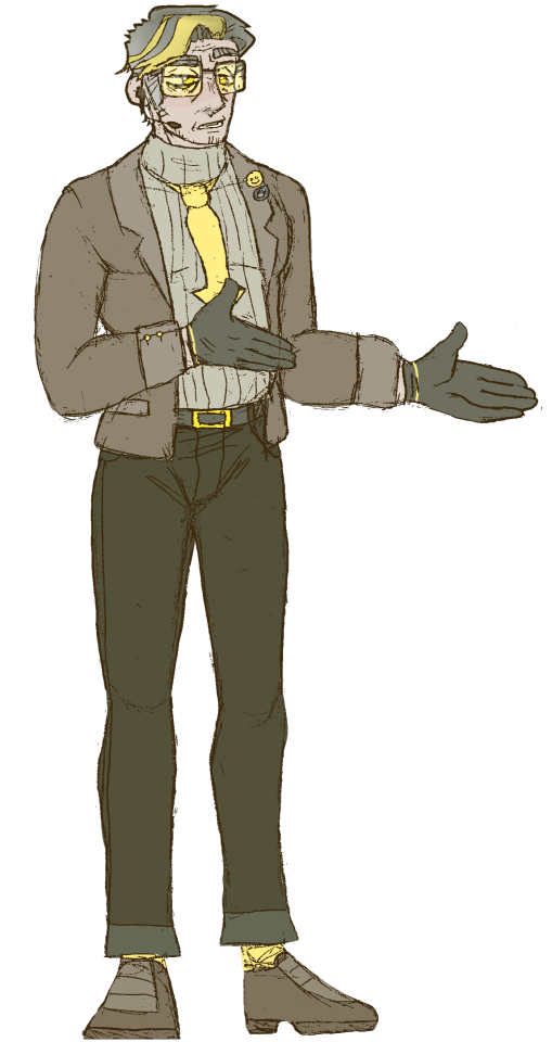 Whattt I Totally Didn't Draw Myself Next To My Narrator Design For Self Comfort/comparison/ Bc I'm Obsessed