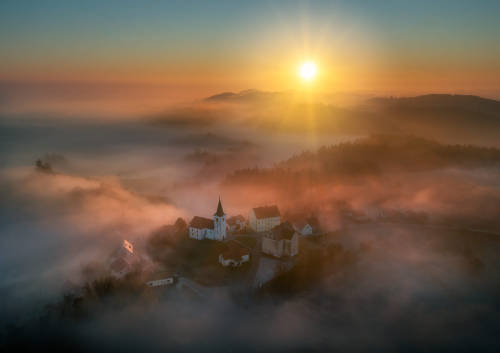 Glory sunrise by Peter Zajfrid