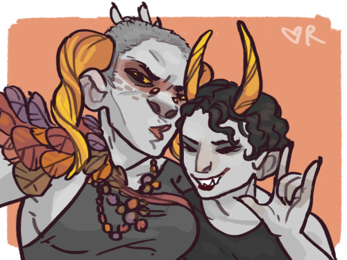 soulanome: roachpatrol: hard-partying cute-selfie taking moirails for soulanome! THESE MY BABIES WHA