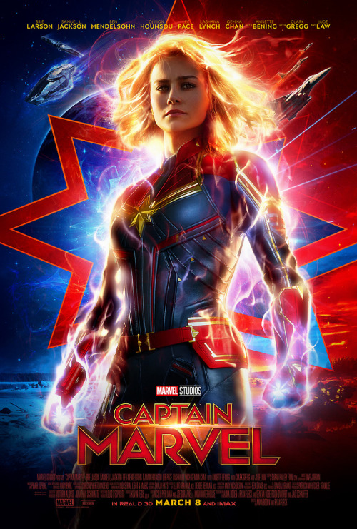 marvelentertainment: Check out the new poster for Marvel Studios’ “Captain Marvel,” and tune in to E