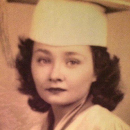 Babe alert! My Nanie, Maryanne Cavanagh. #brooklyn #classof1945 #goodgenes #queenbee #vintagemeangirl #catholicschoolgirl