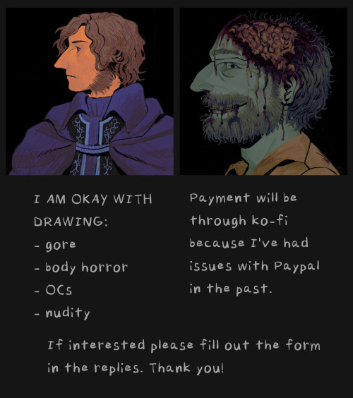 owainigo:commissions are open! if interested please fill out this form!I don’t have a set amou