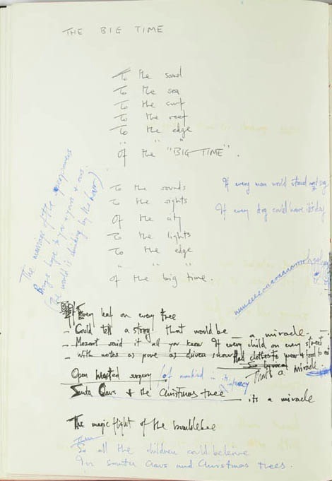 davidrfuller:RT’s lyric book Greatest BitsIdea from Roger for ‘The Miracle’ track:If every leaf on e